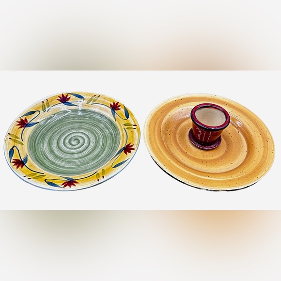 Set Of 3 Elizabeth Pattern By Pier 1 Dinner Plates. - Picture 4 of 13
